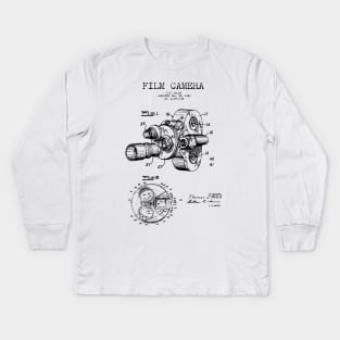 Film Camera Patent Kids Long Sleeve T-Shirt